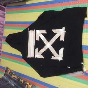 Off White Tape Arrow Hoodie